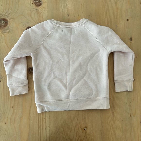 Brunette The Label 2T Girls ‘Blonde’ Crewneck Sweatshirt Light Pink - Picture 2 of 5